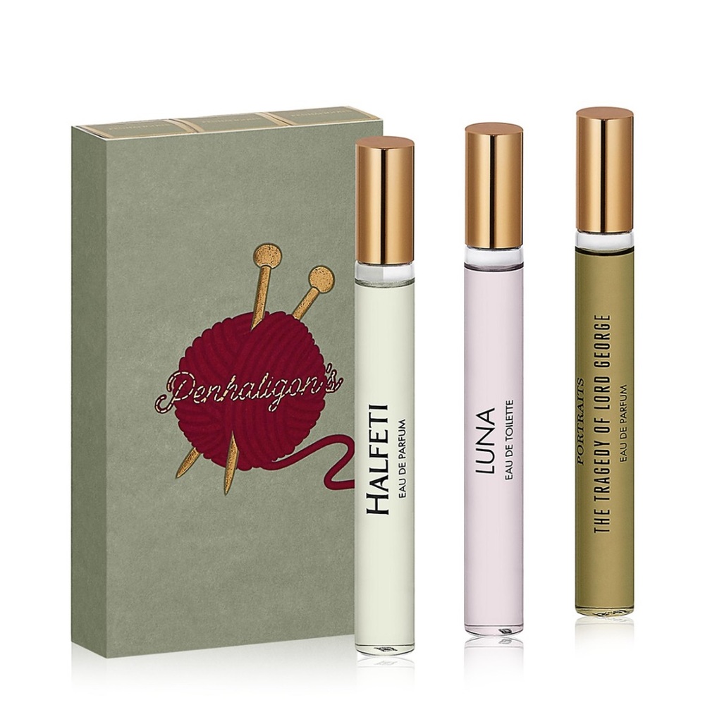 Penhaligon's Trio: Halfeti, Luna, Lord George edp perfume set new